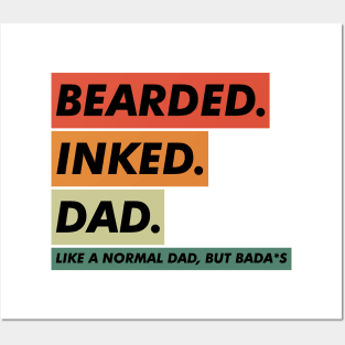 Bearded Inked Dad Posters and Art